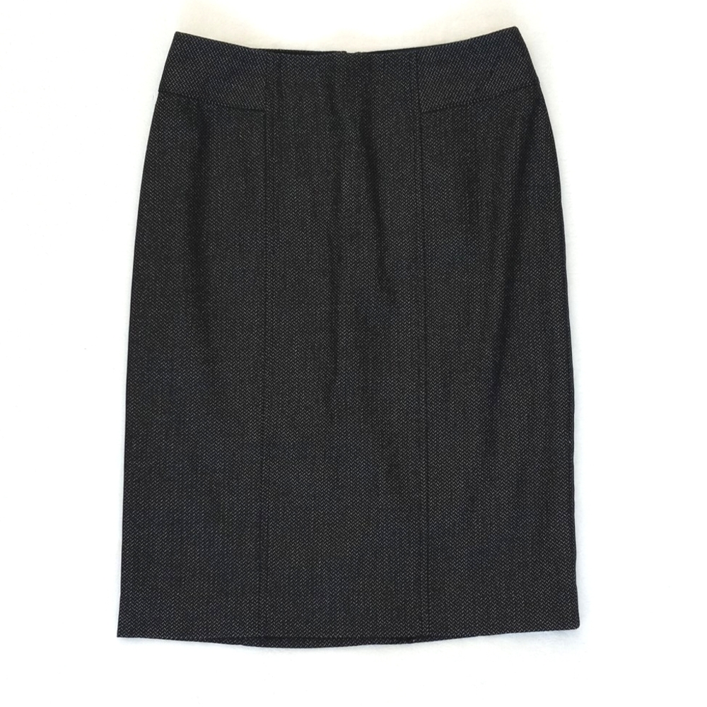 Halogen Women's Brown & Nude Tweed Weave Pencil Wiggle Straight Skirt 0P